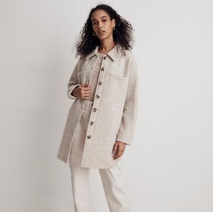 Madewell (Re)sponsible Boiled Wool Sweater Jacket